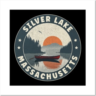 Silver Lake Massachusetts Sunset Posters and Art